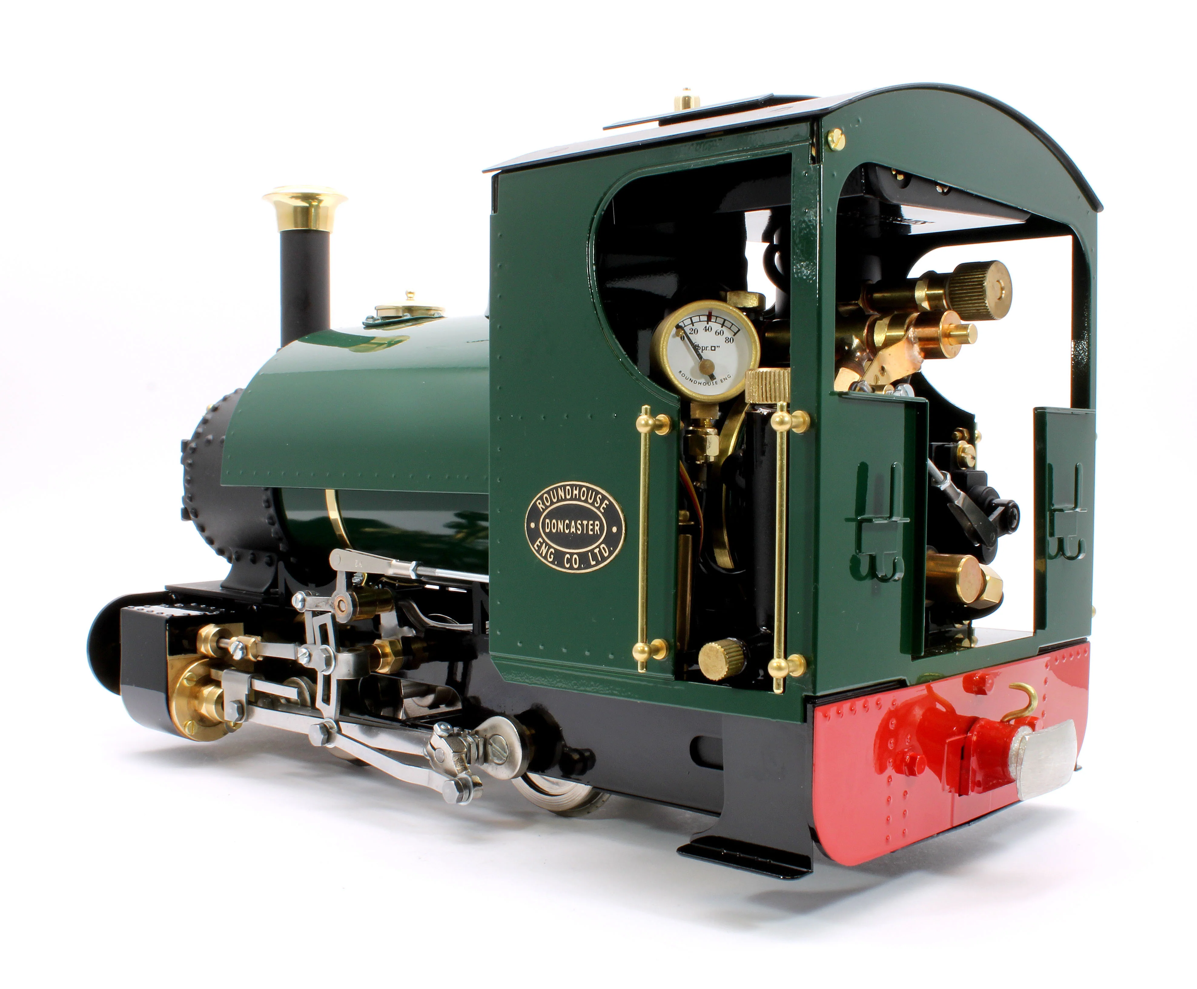 KRC-BRUNGREEN-NI 0-4-0 Saddle Tank 'Katie' Deep Brunswick Green (Radio Control, Uninsulated Wheels) Steam Locomotive - Image 2