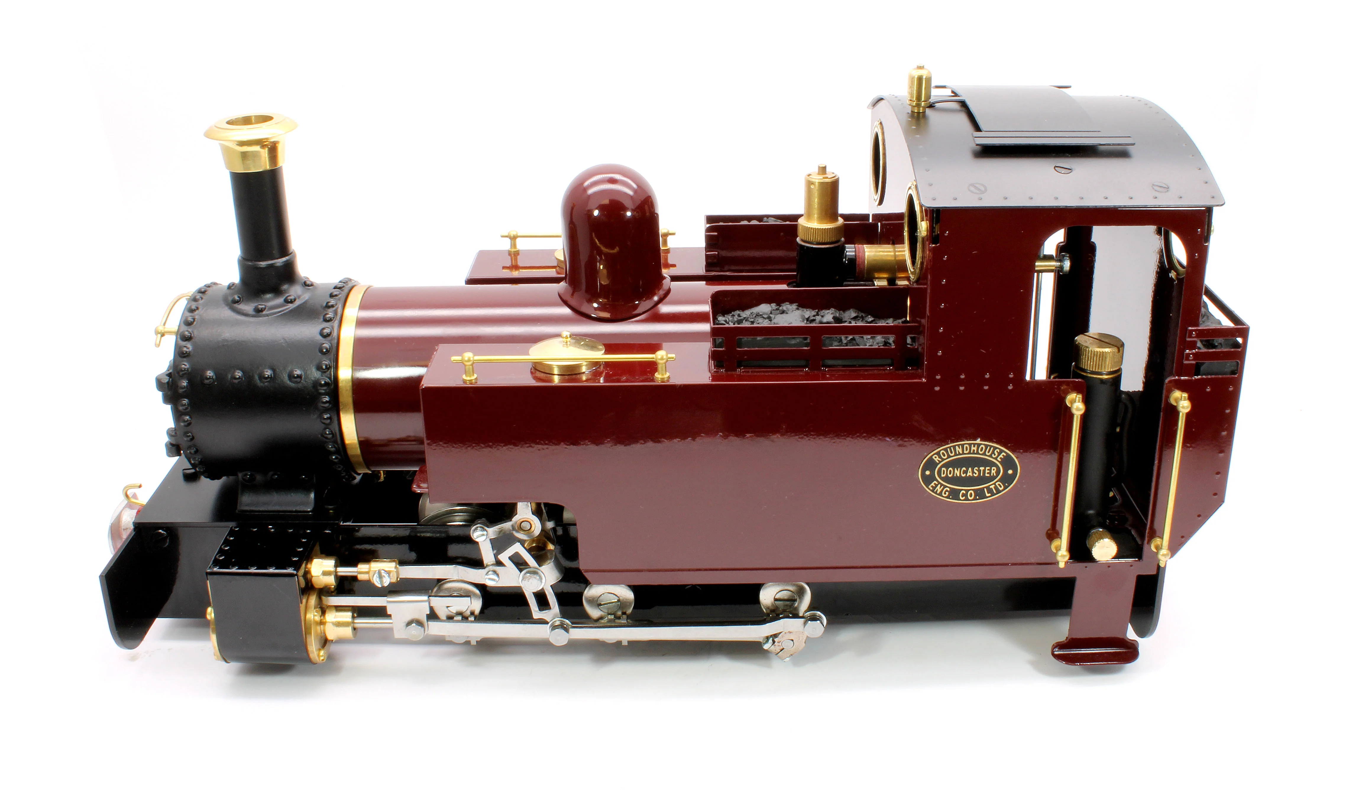 LARC-MAROON-NI 0-6-0 'Lady Anne' Fairlie Engine Maroon (Radio Control, Uninsulated Wheels) Steam Locomotive - Image 10