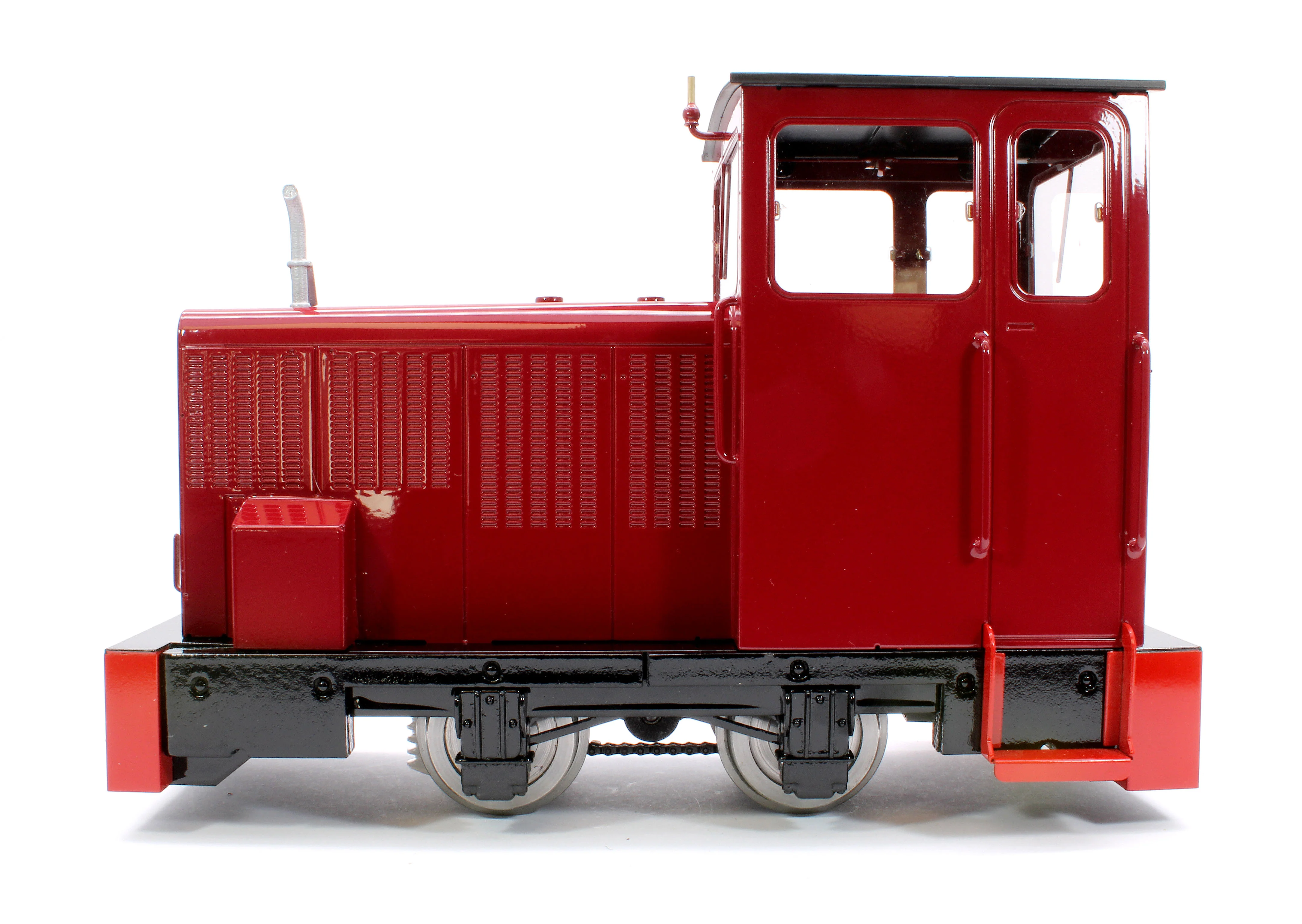 MER-MAROON-I 0-4-0 'Merseysider' Maroon (Radio Control, Insulated Wheels) Diesel Electric Locomotive - Image 2