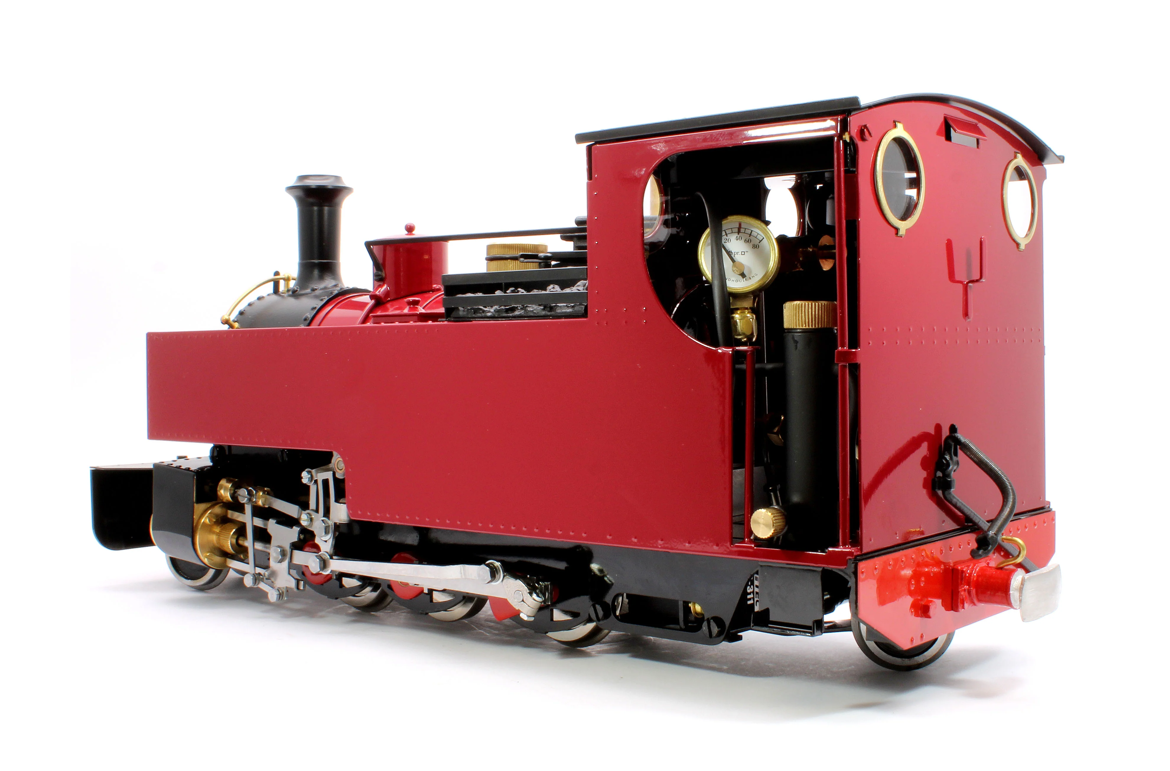 RRC-MAROON-I 2-6-2 Side Tank Engine 'Russell' Maroon (Radio Control, Insulated Wheels) Steam Locomotive - Image 3