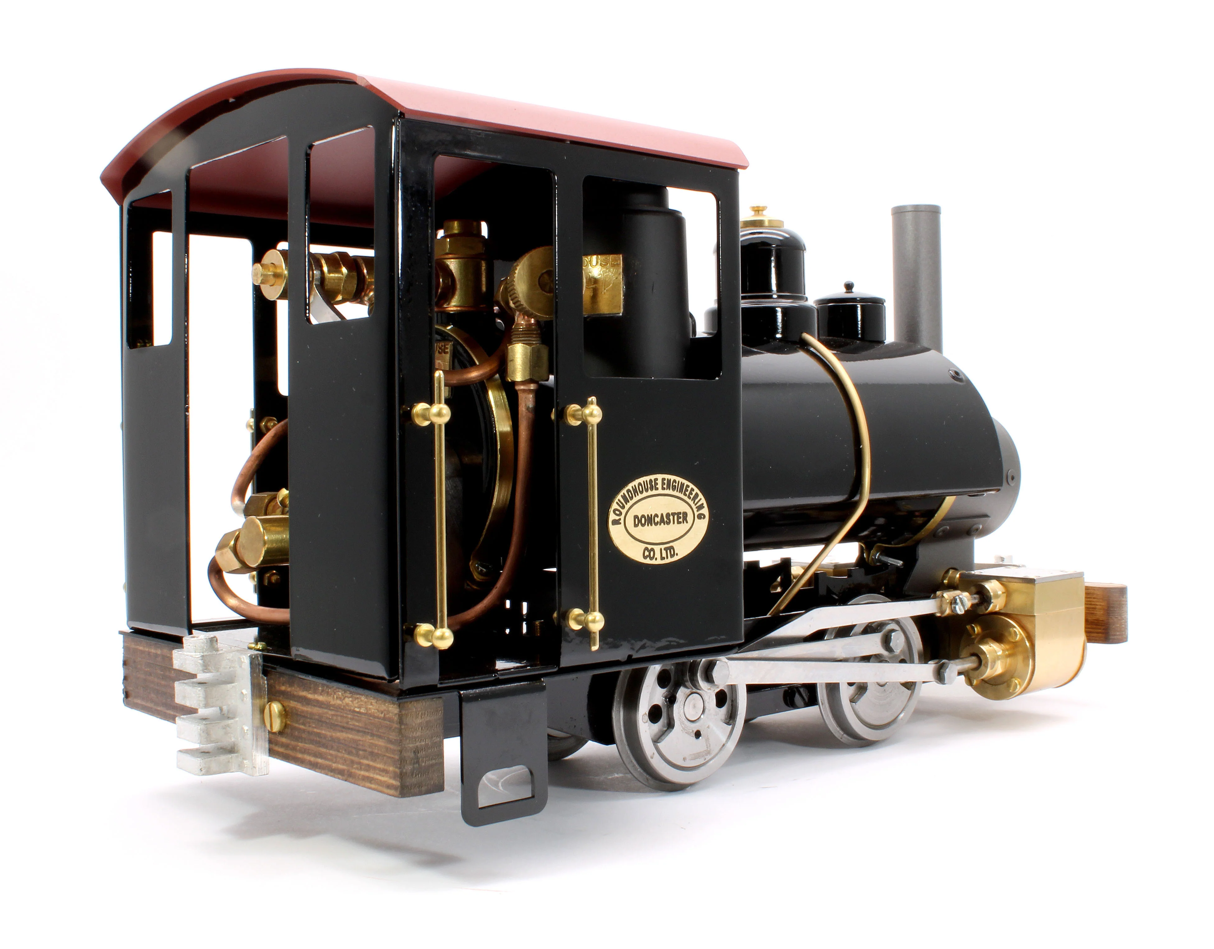SAMMIE-BLACK-NI-45 0-4-0 Saddle Tank 'Sammie' Black (Manual, Uninsulated Wheels) Steam Locomotive - Image 4