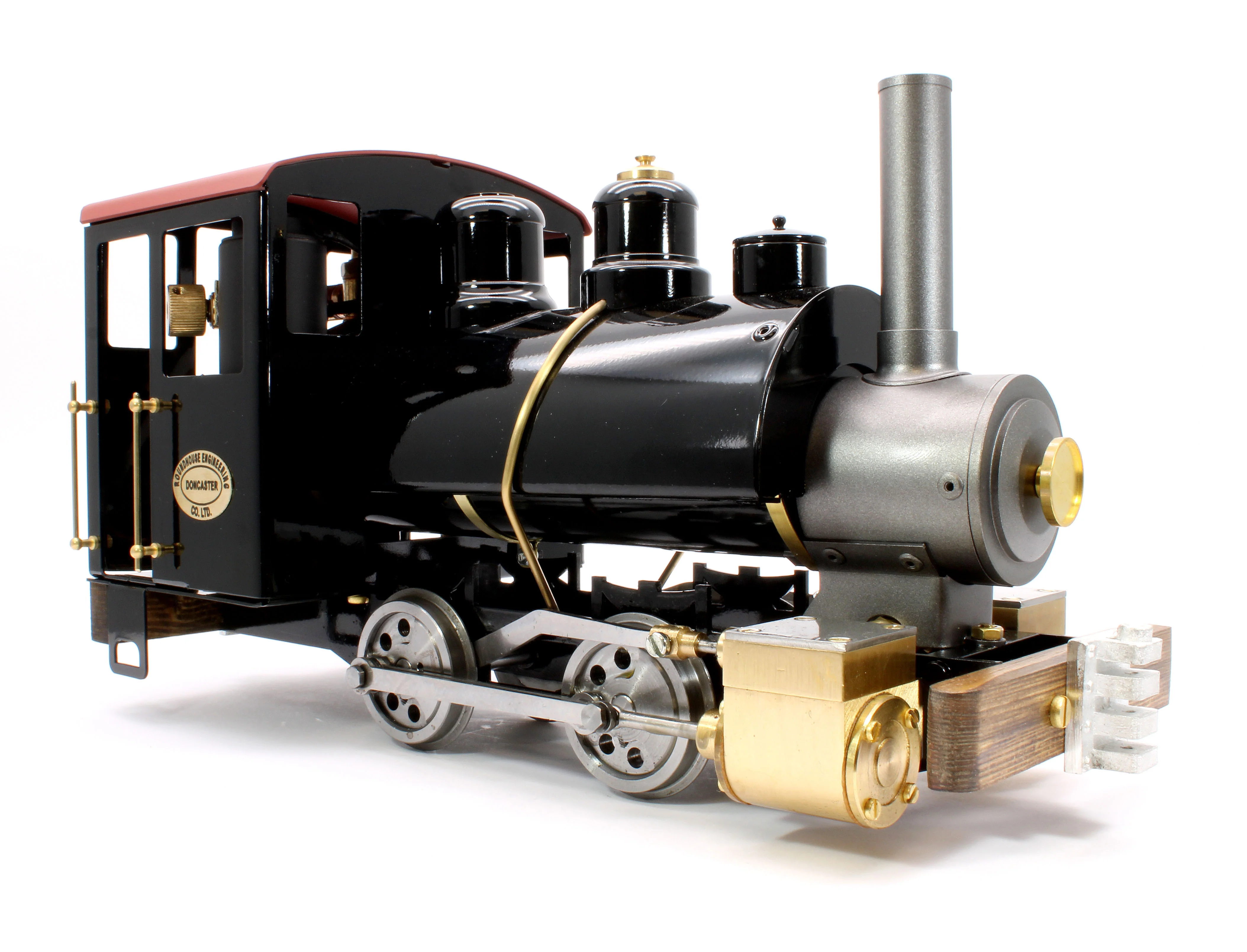SAMMIE-BLACK-NI-32 0-4-0 Saddle Tank 'Sammie' Black (Manual, Uninsulated Wheels) Steam Locomotive - Image 6