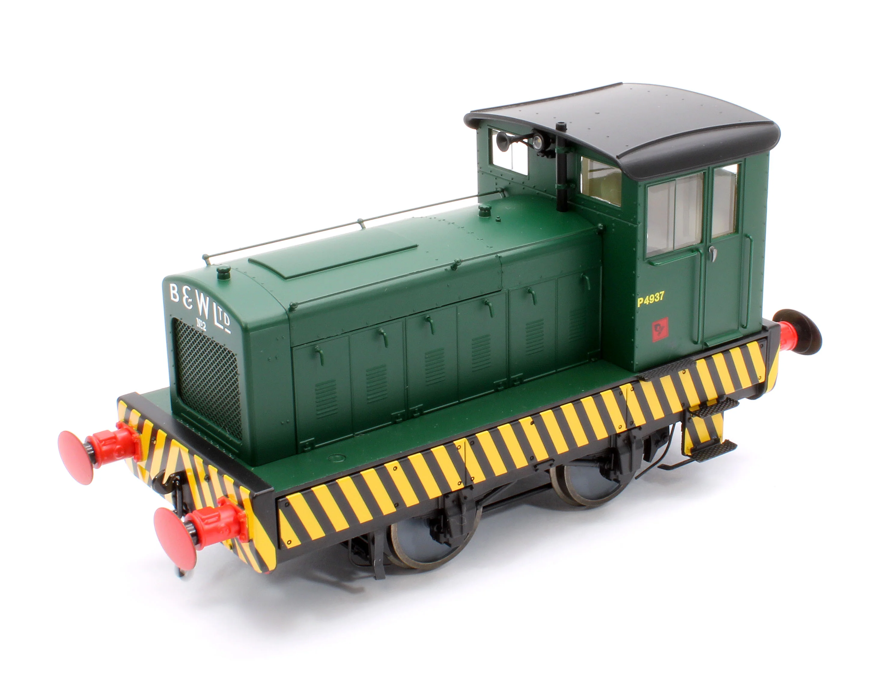 ACC2866-DCC Ruston And Hornsby 88DS 245034/1947 Babcock & Wilcox No. P4937 Industrial Green, with Wasp Stripes Diesel Shunter - DCC Sound Fitted - Image 10