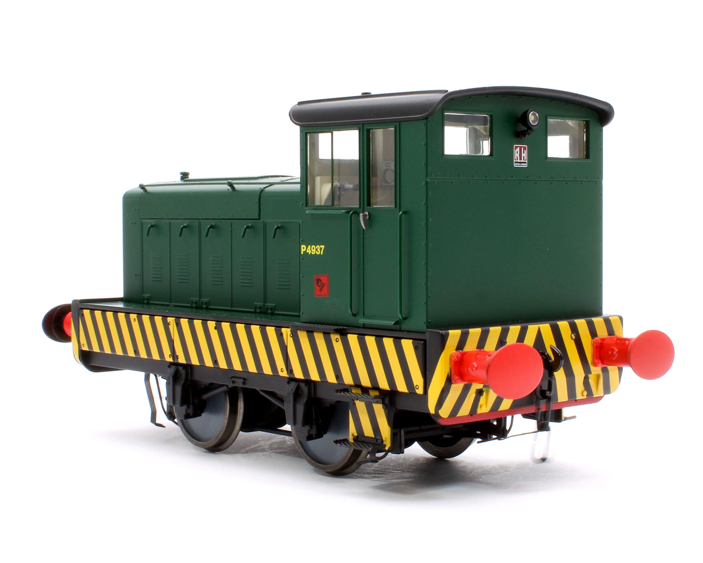 ACC2866-DCC Ruston And Hornsby 88DS 245034/1947 Babcock & Wilcox No. P4937 Industrial Green, with Wasp Stripes Diesel Shunter - DCC Sound Fitted - Image 2