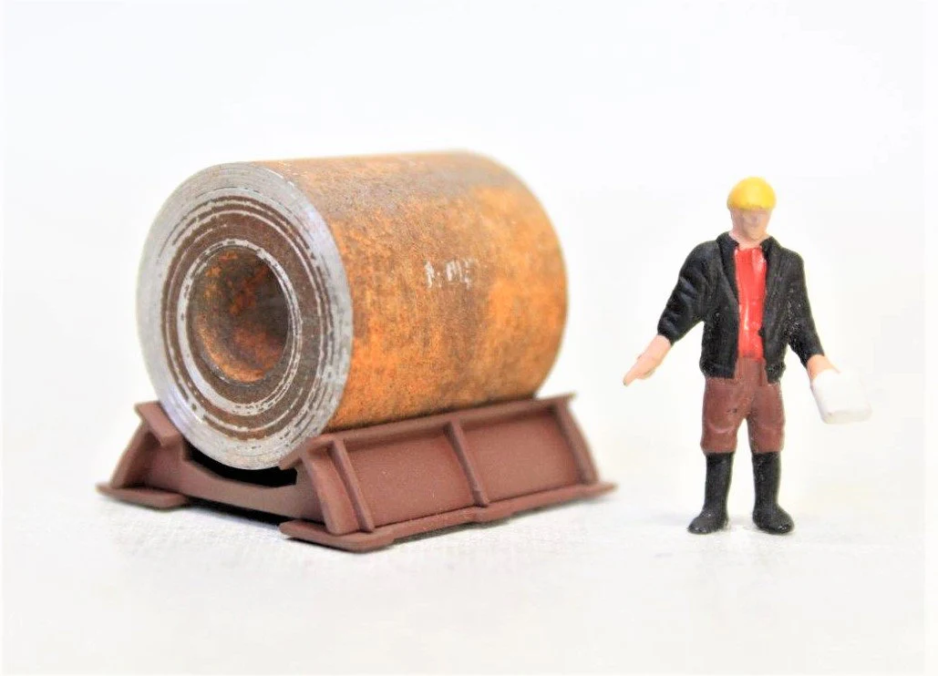 BSRSC20225 Rusty Metal Coil Loads (x5) 22mm by 20mm