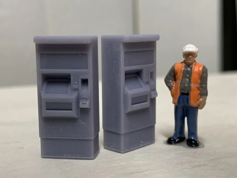 RRM017 OO Gauge Ticket Machines (Pack of 3) - Unpainted - Image 2