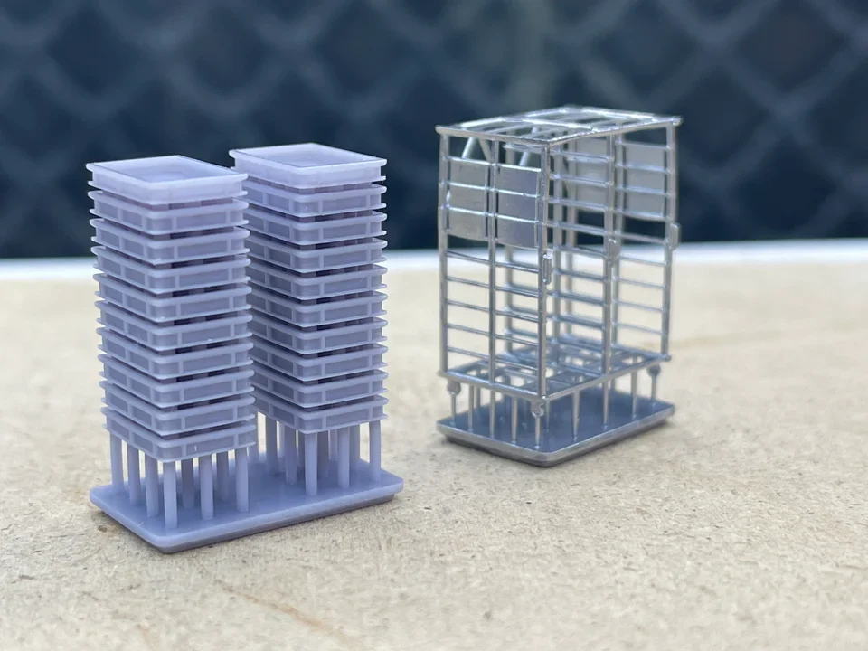RRM021 OO Gauge Storage Racks (Single Pack) - Unpainted - Image 3
