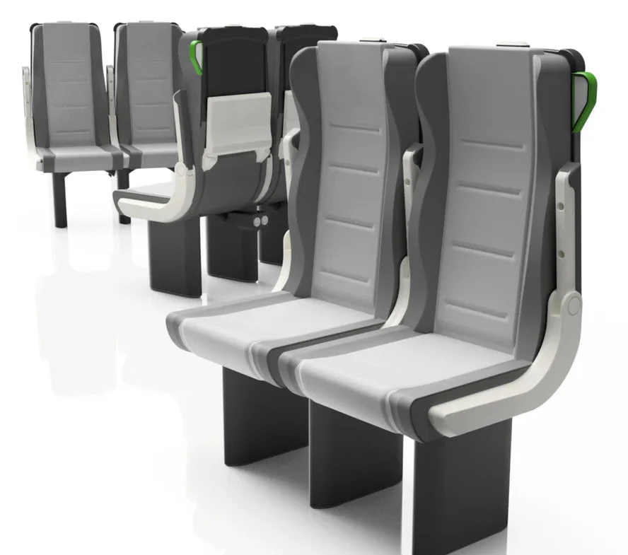 RRM132 OO Gauge Coach Seating (Pack of 10) - Unpainted Model Kit