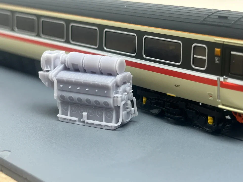 RRM162 TT:120 Gauge Class 66, 67, 69 Engine (Single Pack) - Unpainted Model Kit - Image 2