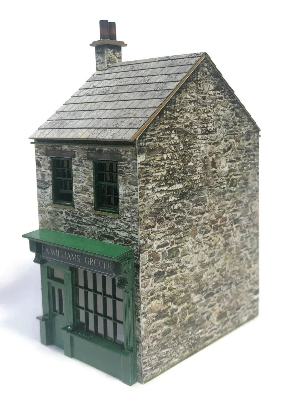 KX066-OO-A OO Period Terraced Shop (Left Side Door) Model Kit - Image 2