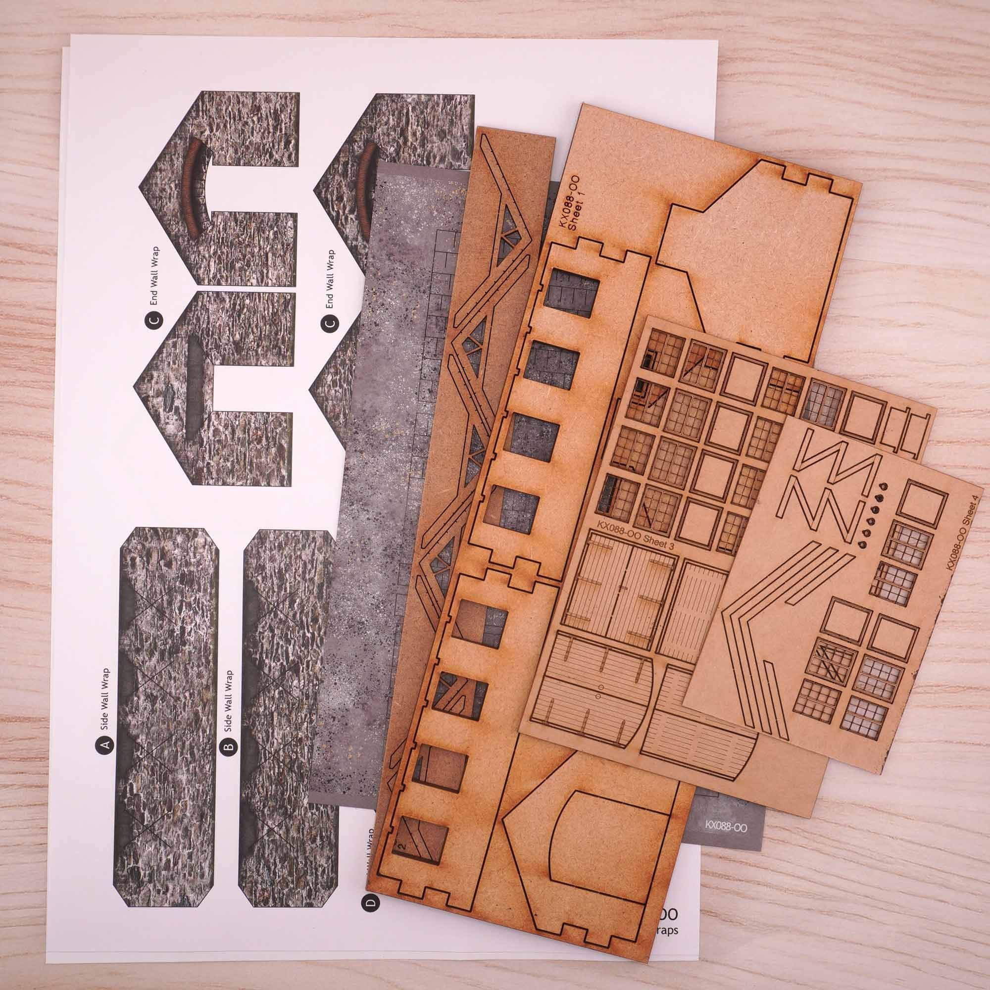 KX088 OO/HO Pearces Machine Shop Model Kit - Image 4