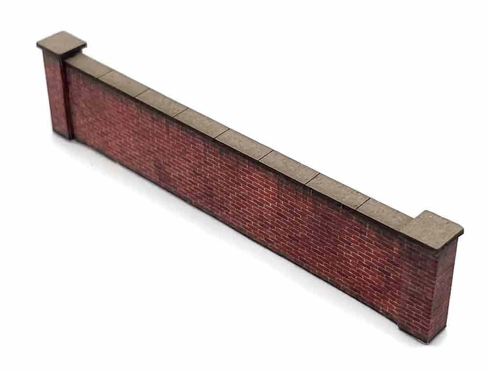 KX107A 5ft Modular Victorian Red Brick Walls Model Kit - Image 2
