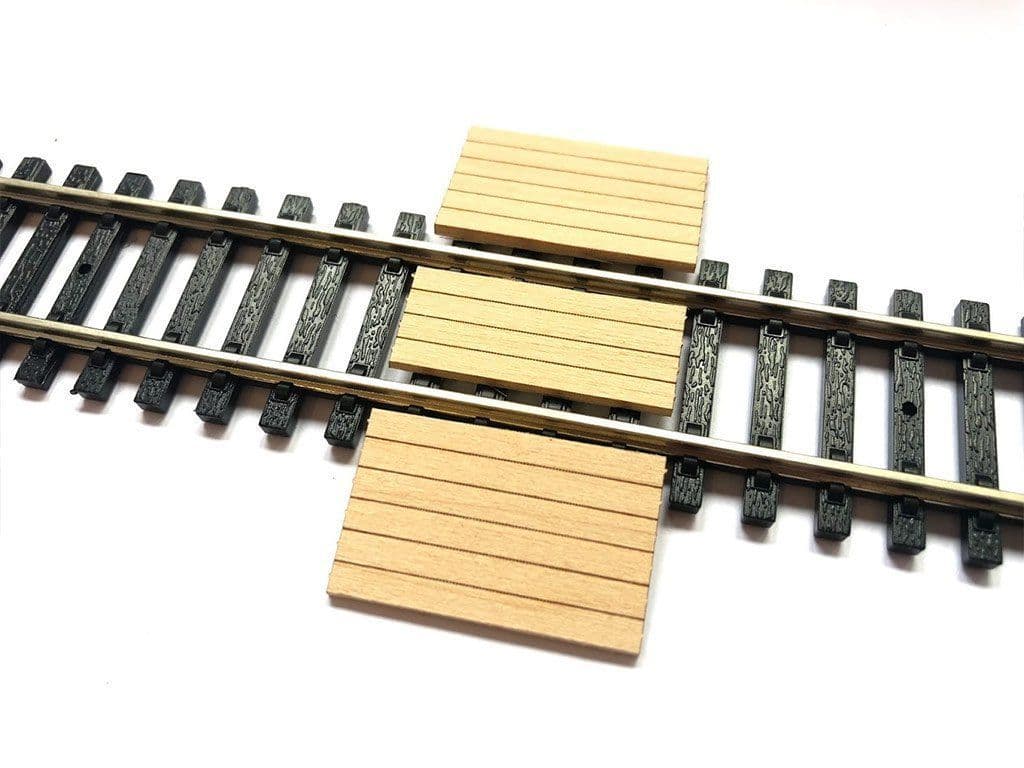 LX186 New Timber Barrow Crossing/Foot Crossing Kit Model Kit