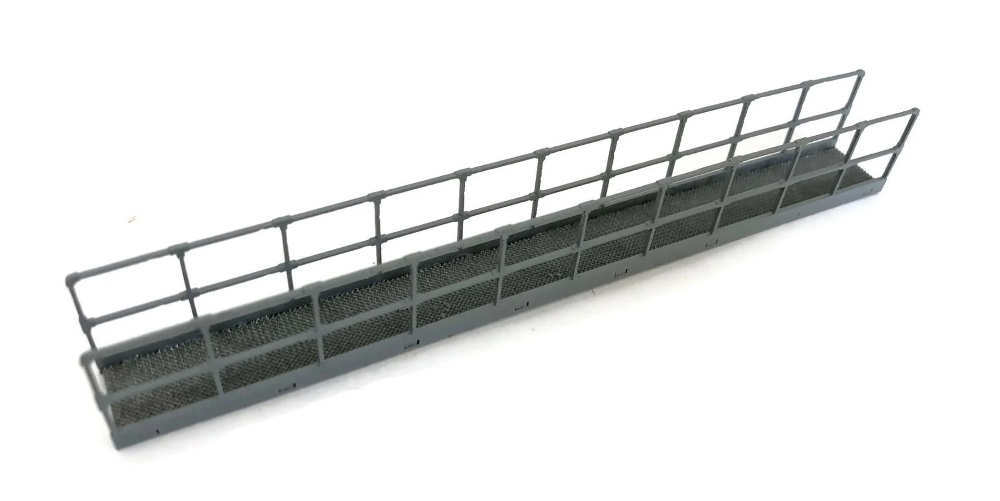 LX452 Extra Long Laser Cut Industrial Walkways With Railings Model Kit - Image 3