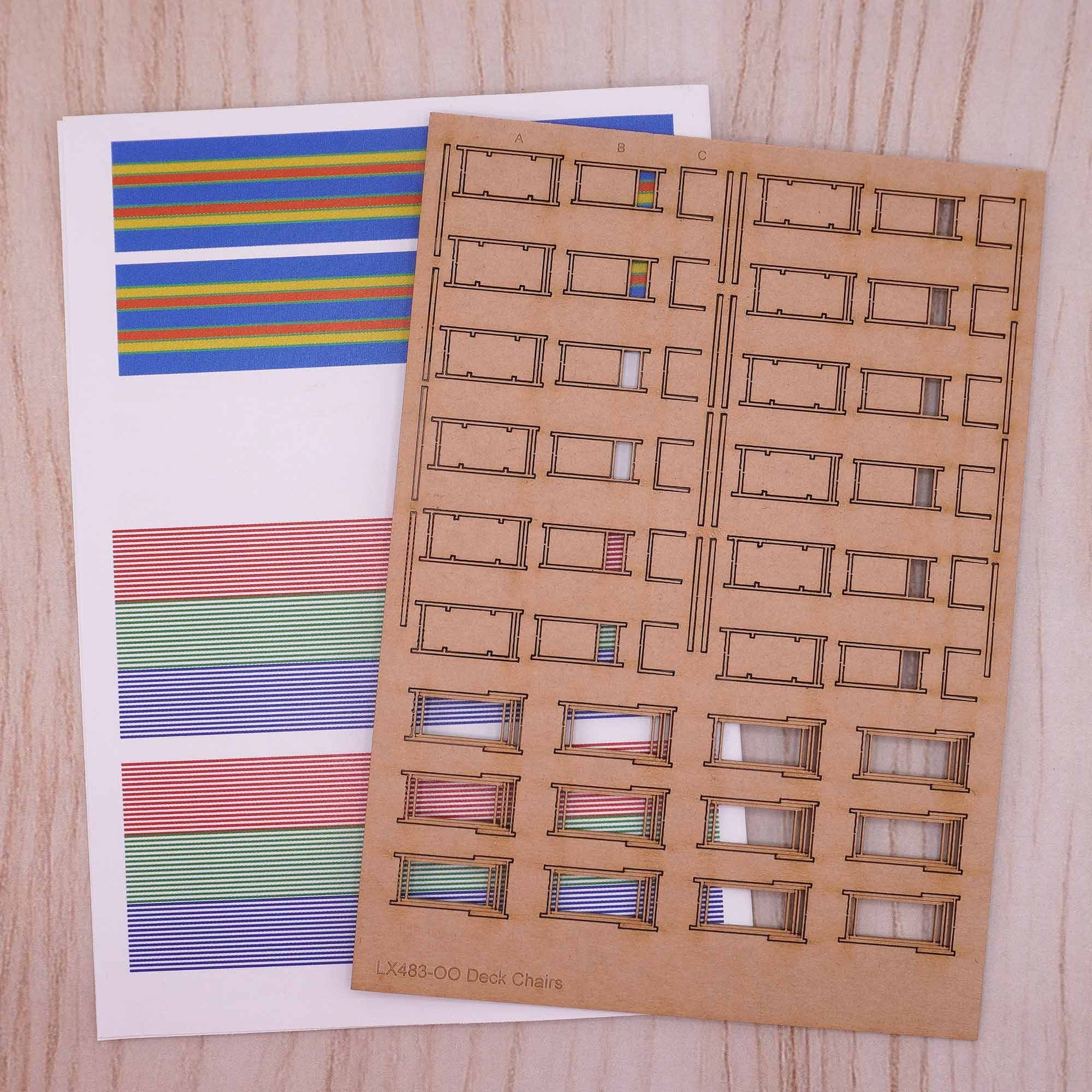 LX483 Deckchairs Model Kit - Image 3