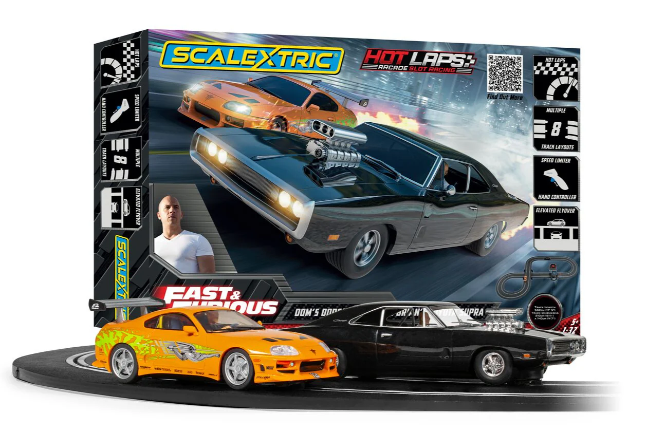C1458M Scalextric Fast and Furious Hot Laps Race Set