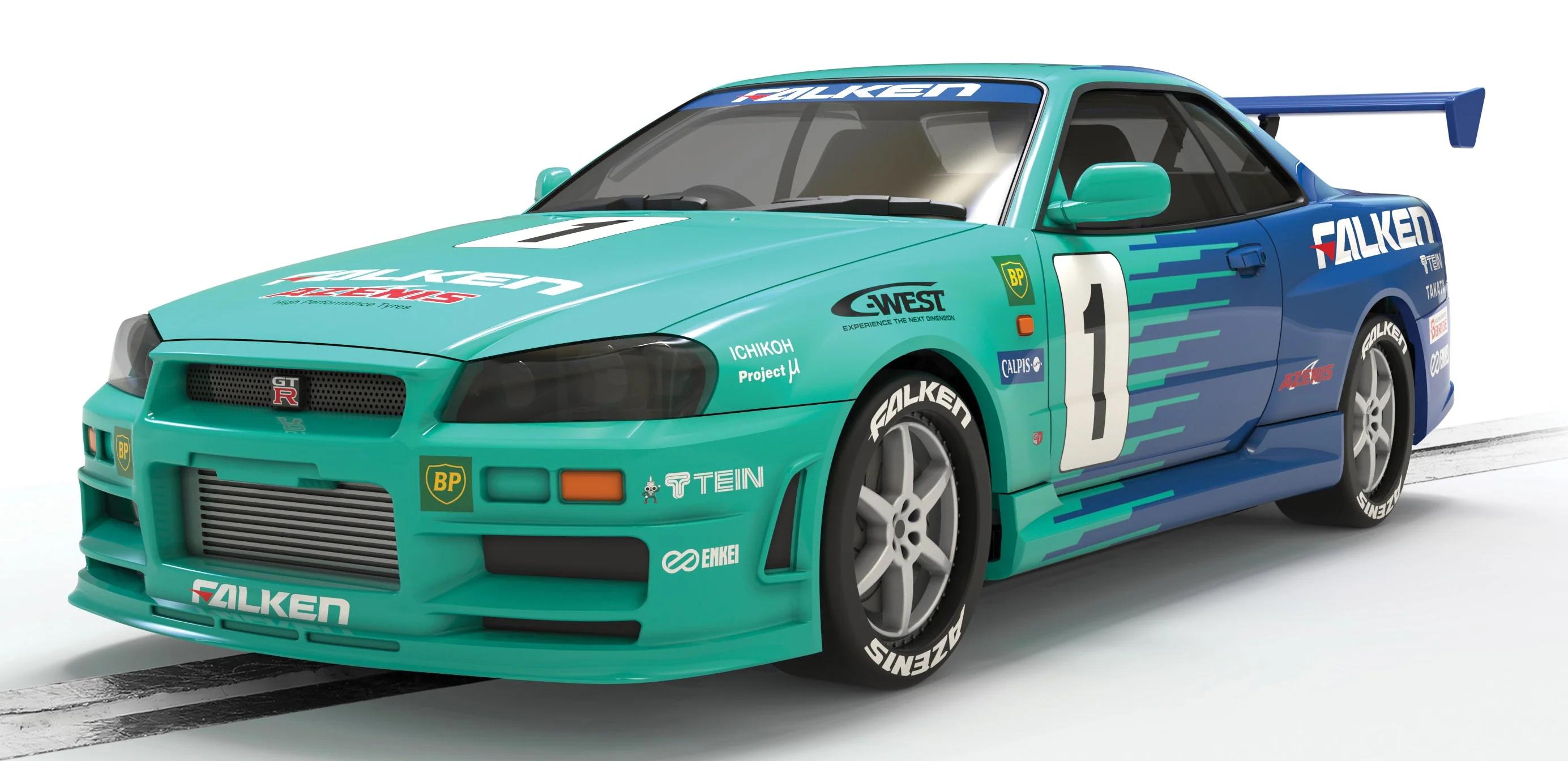 C4678 Nissan R34 Skyline Falken Tyres
