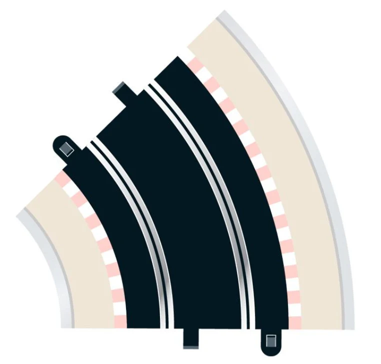 C8206 Radius 2 Curve 45° x 2