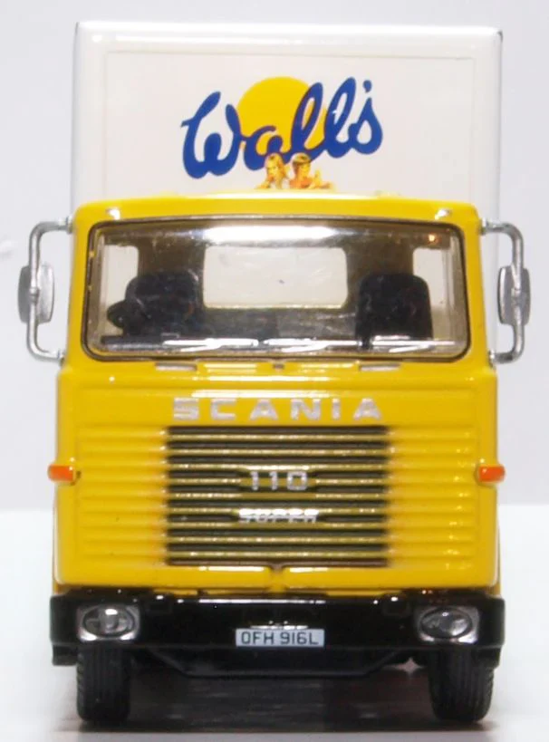 76SC110004 Scania 110 40ft Box Trailer Walls Ice Cream - Image 2