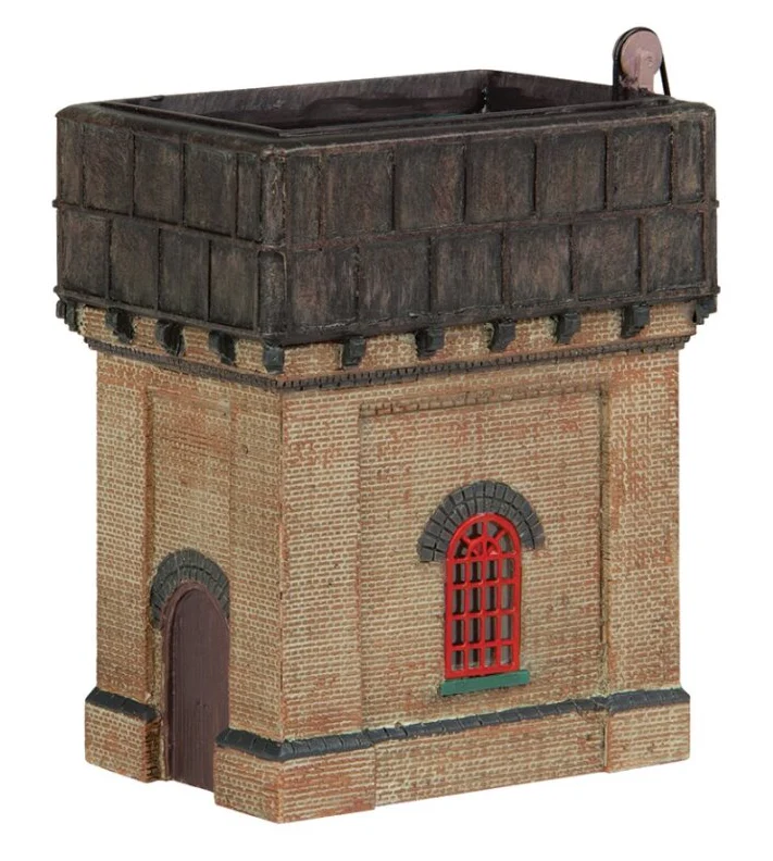 42-0003R Brick Base Water Tower Red