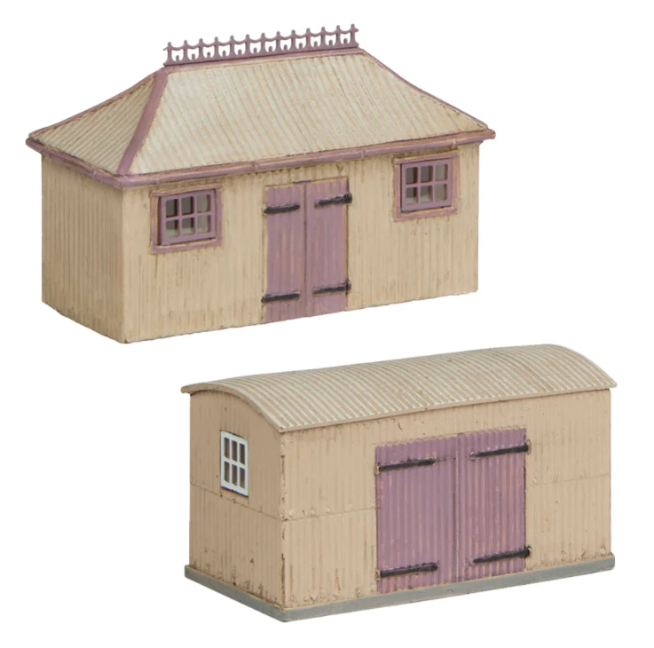 42-0055S Pagoda Shed and Store Salmon and Cream
