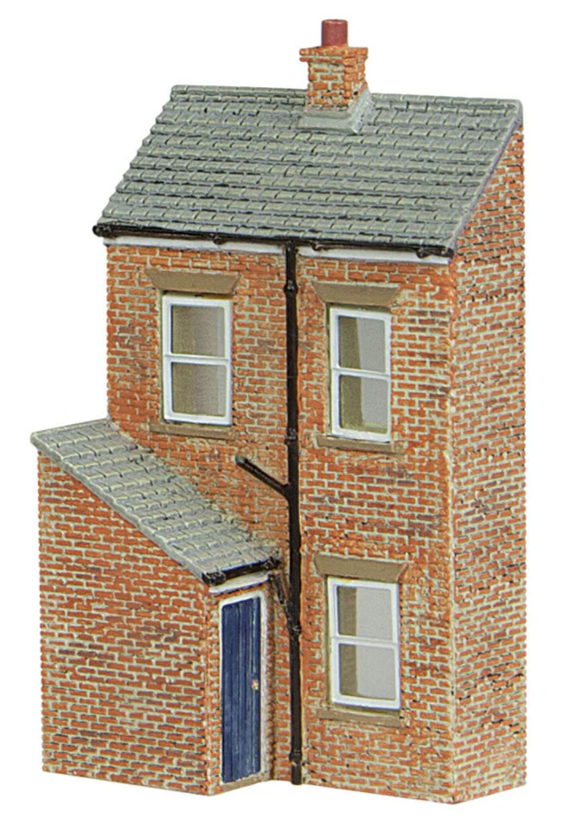42-0217B Low Relief Rear Of Terrace - Right Hand, Blue Door