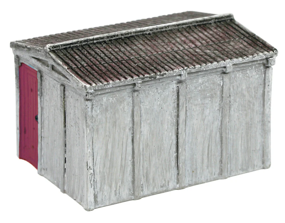 42-036R Sectional Lineside Hut - Red Door