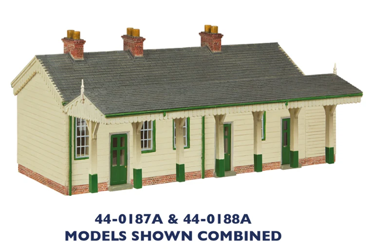 44-0188A S&DJR Wooden Canopy Green and Cream - Image 2