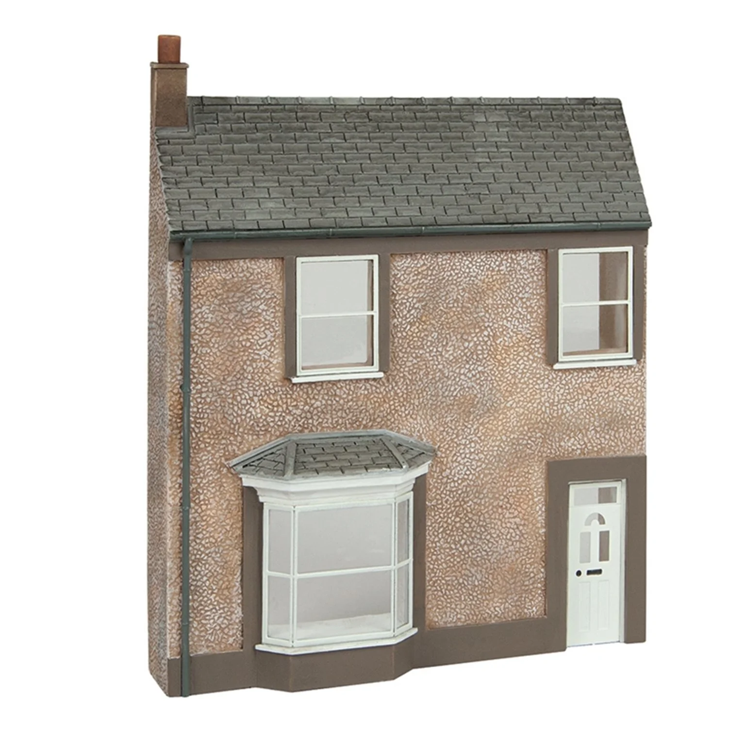 44-0203 Low Relief Pebble Dash Terrace House