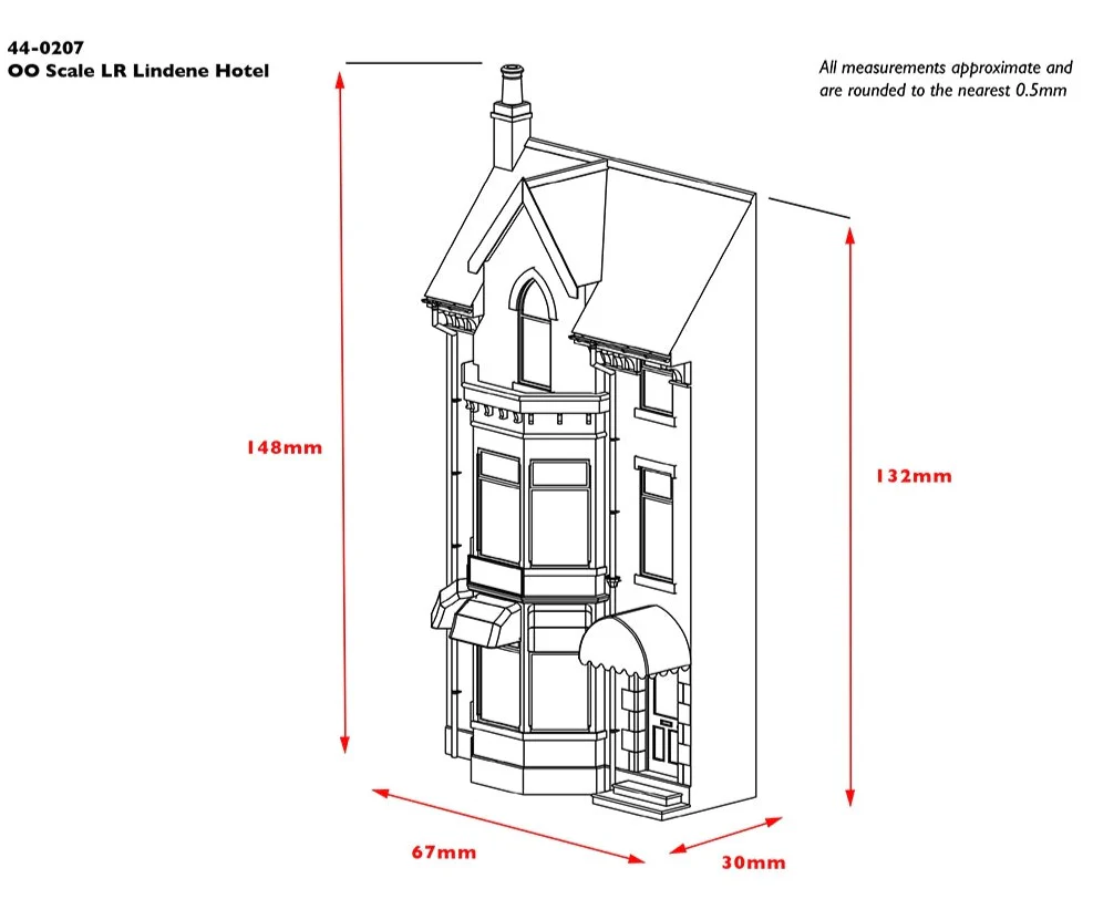44-0207 Low Relief Lindene Hotel - Image 4