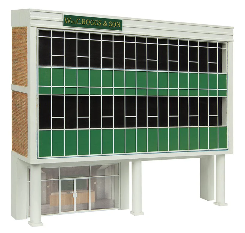 44-0212G Low Relief Raised Office Green