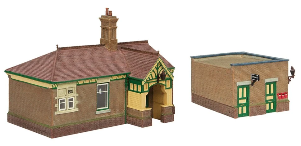 44-090G Bluebell Waiting Room and Toilet Green and Cream