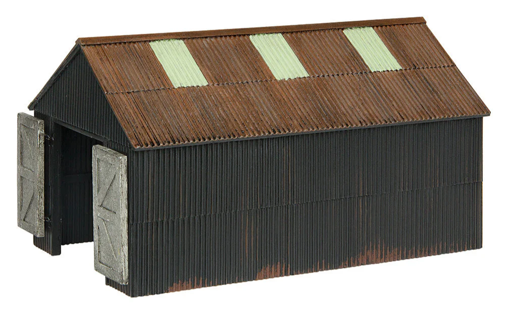 47-0163 Narrow Gauge (NG7) Corrugated Engine Shed