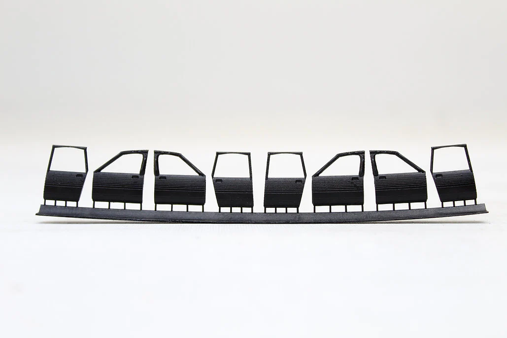BSSCDBLK10 Scrap Metal Car Doors - Pack of 8 - BLACK