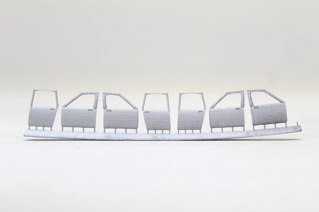 BSSCDSILV10 Scrap Metal Car Doors - Pack of 8 - SILVER