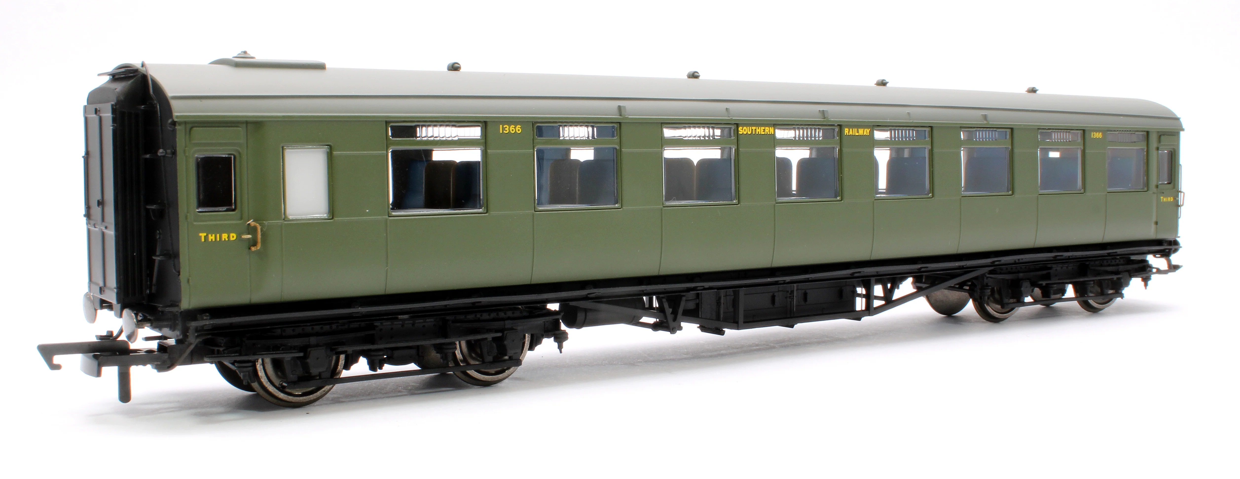 R40030/30A Set of 2 Maunsell Third Class Dining Saloon SR No.1363 & 1366 Coaches - Image 4