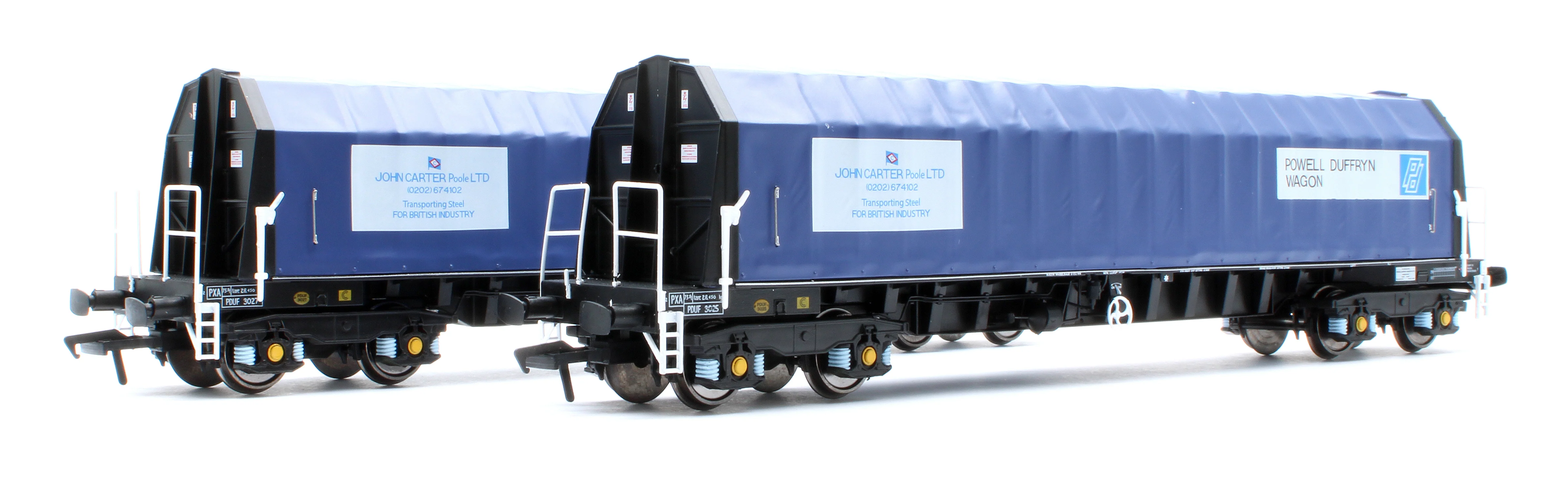 PXA01 DP(A) Set of 2 PXA Steel Coil Carrier PD Blue John Carter Poole Banner No.3025/3027 - Image 2