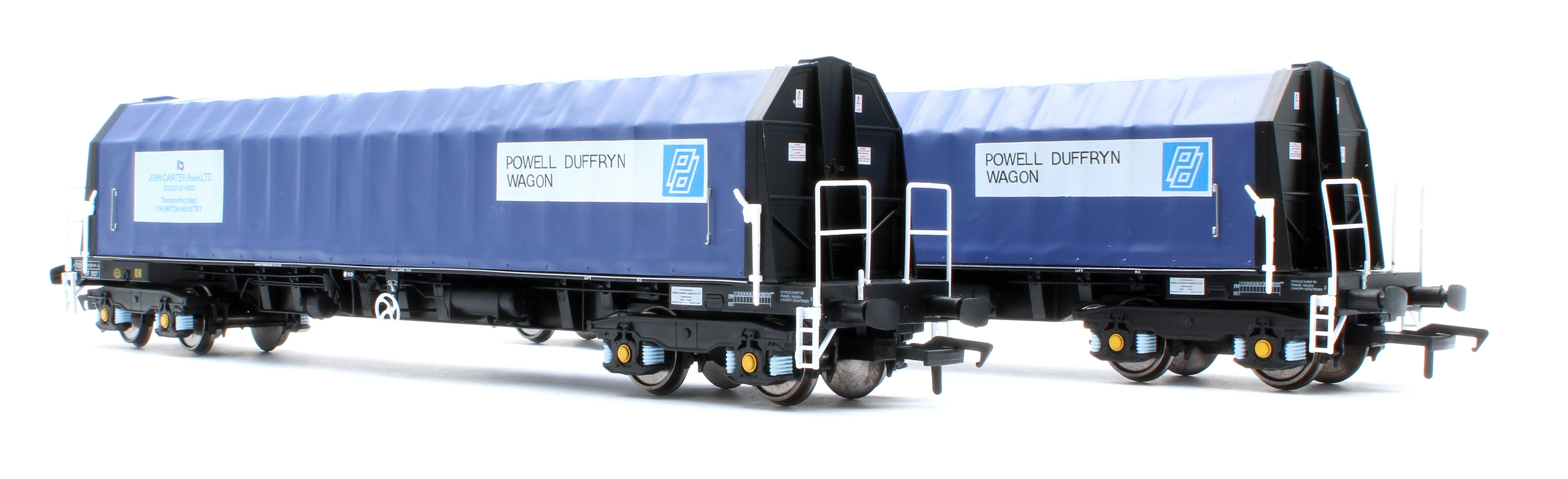 PXA01 DP(A) Set of 2 PXA Steel Coil Carrier PD Blue John Carter Poole Banner No.3025/3027 - Image 3