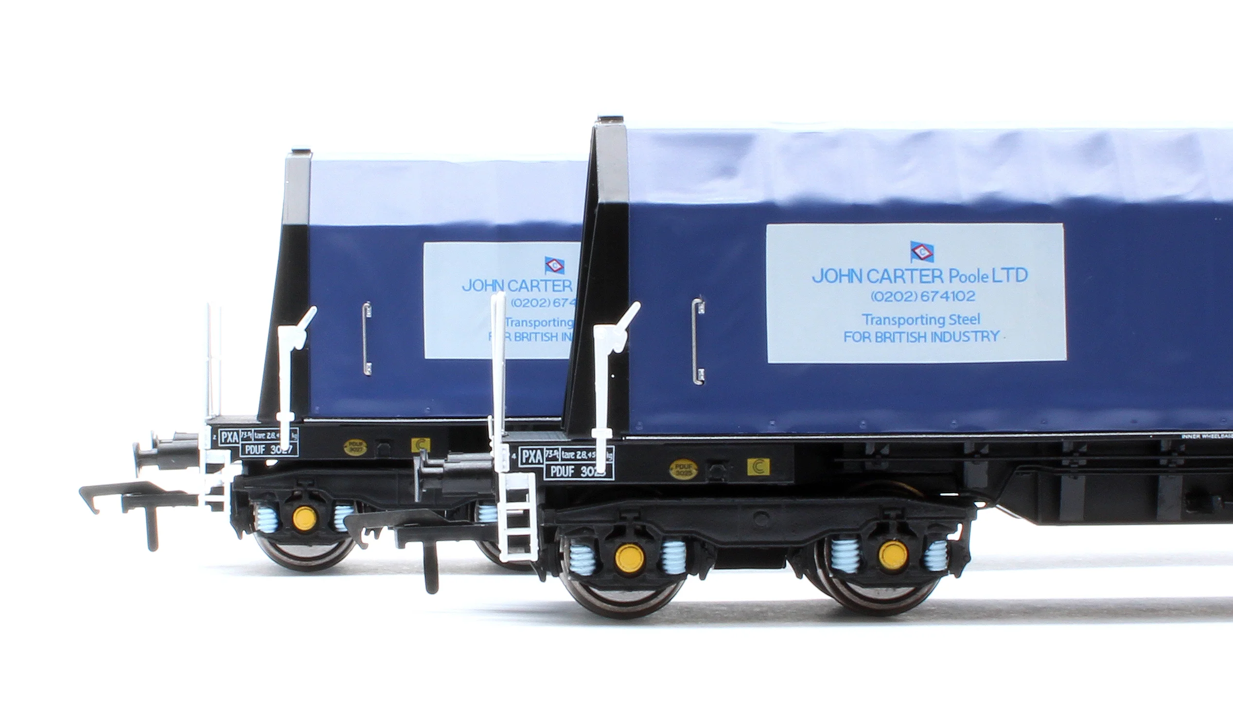 PXA01 DP(A) Set of 2 PXA Steel Coil Carrier PD Blue John Carter Poole Banner No.3025/3027 - Image 4