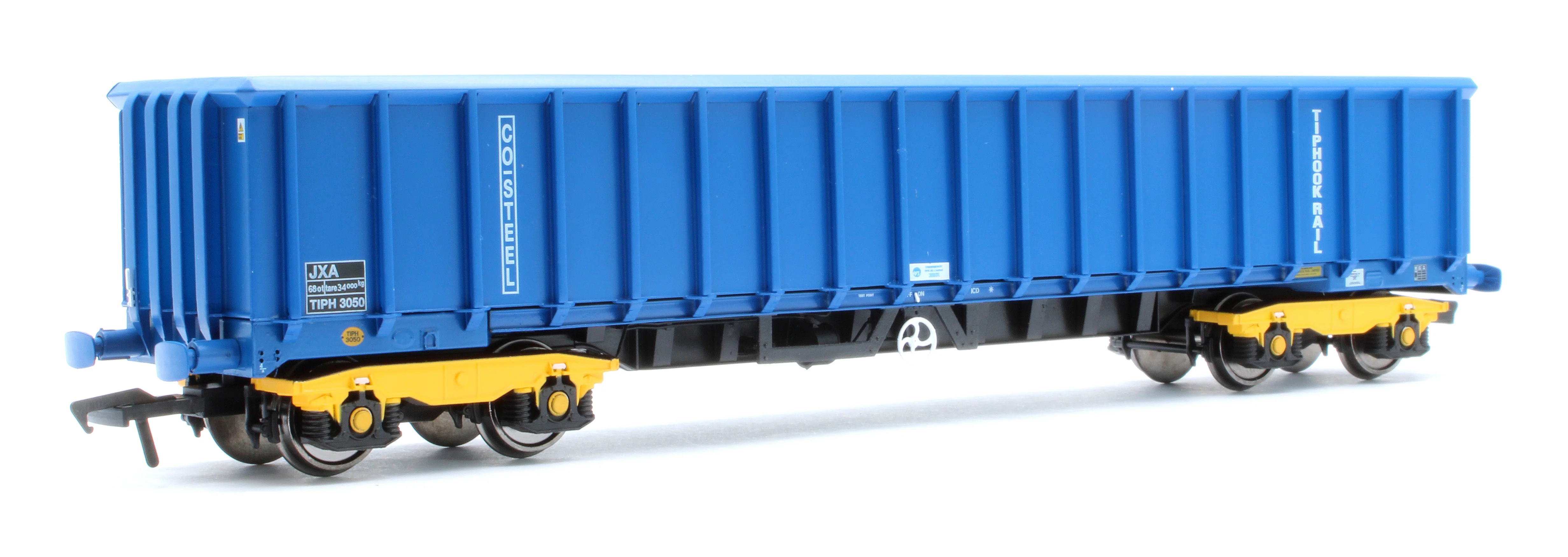 JXA01 TP(B) Set of 3 JXA Bogie Scrap Wagons TIPH Blue Post 1998 Black & White Data Panels & OHLW Sticker No.3018/3020/3050 - Image 10