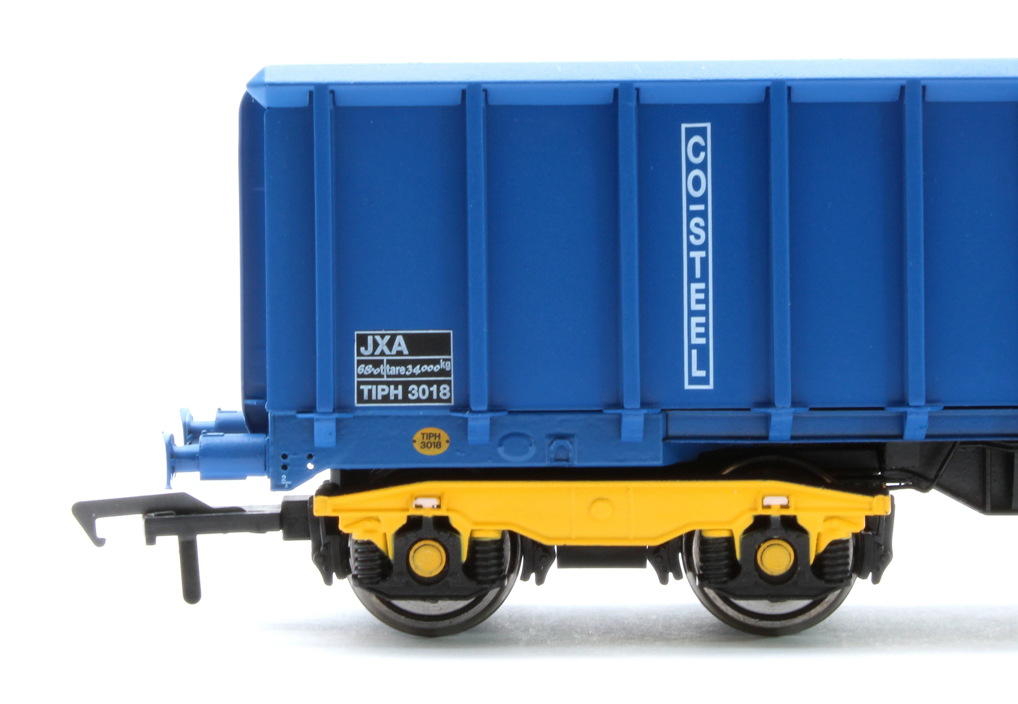 JXA01 TP(B) Set of 3 JXA Bogie Scrap Wagons TIPH Blue Post 1998 Black & White Data Panels & OHLW Sticker No.3018/3020/3050 - Image 14