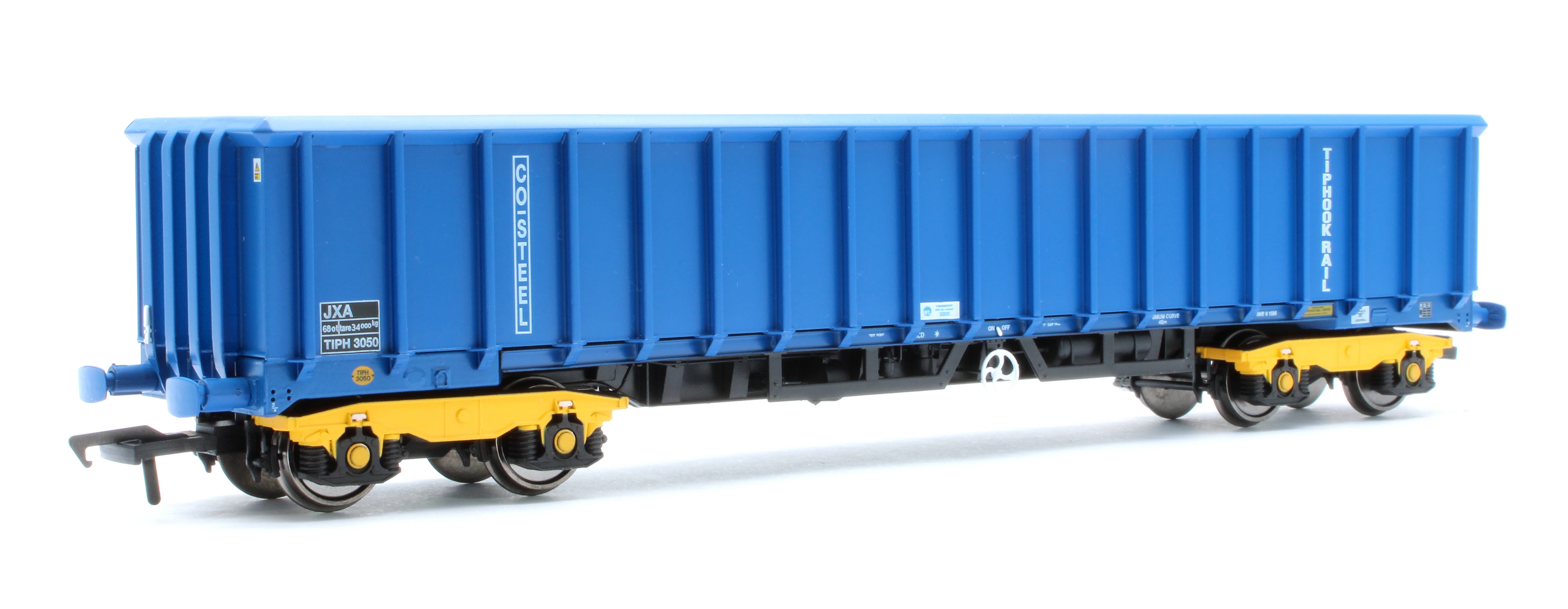 JXA01 TP(B) Set of 3 JXA Bogie Scrap Wagons TIPH Blue Post 1998 Black & White Data Panels & OHLW Sticker No.3018/3020/3050 - Image 8
