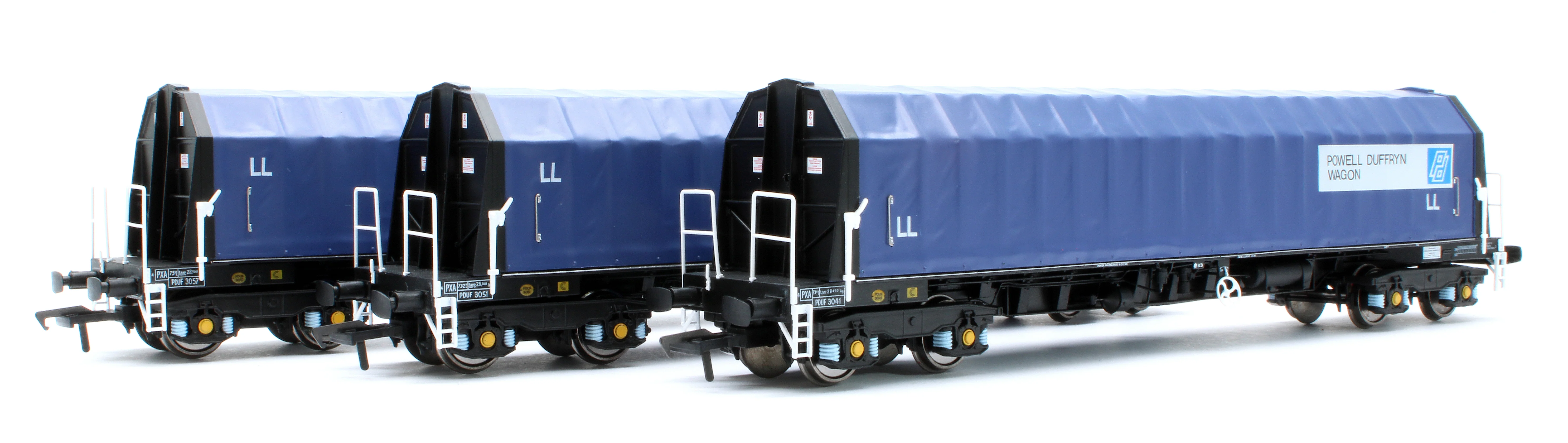 PXA01 TP(C) Set of 3 PXA Steel Coil Carrier PD Blue with LL Lettering No.3041/3051/3057 - Image 2
