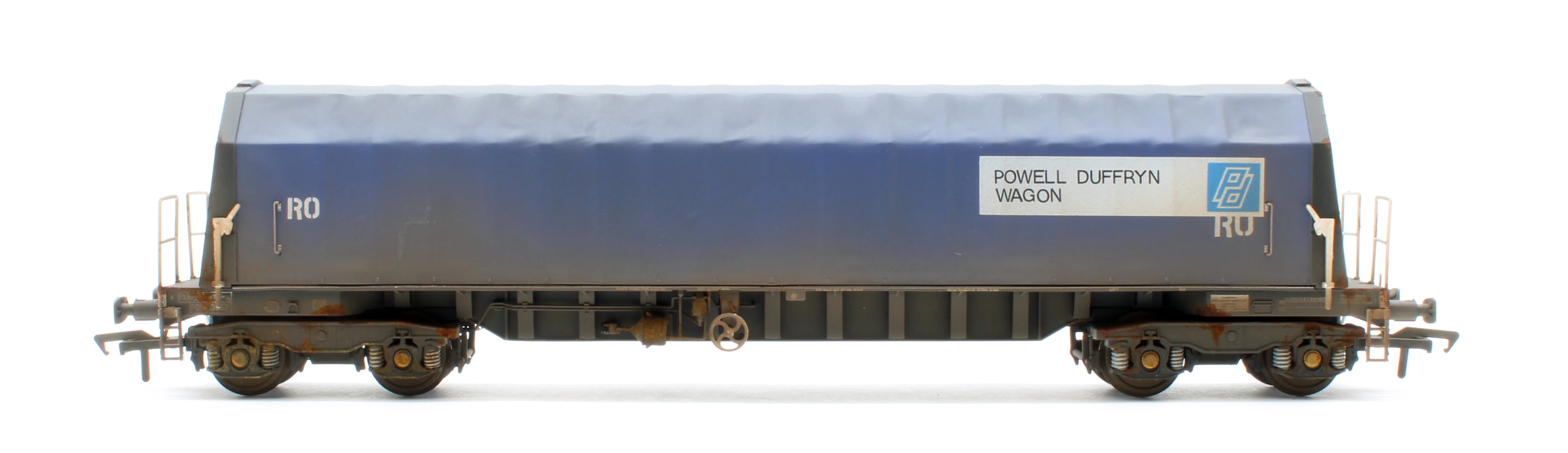 PXA01 TP(B)W Bespoke Weathered Set of 3 PXA Steel Coil Carrier PD Blue with RO Lettering No.3032/3036/3062 - Image 5