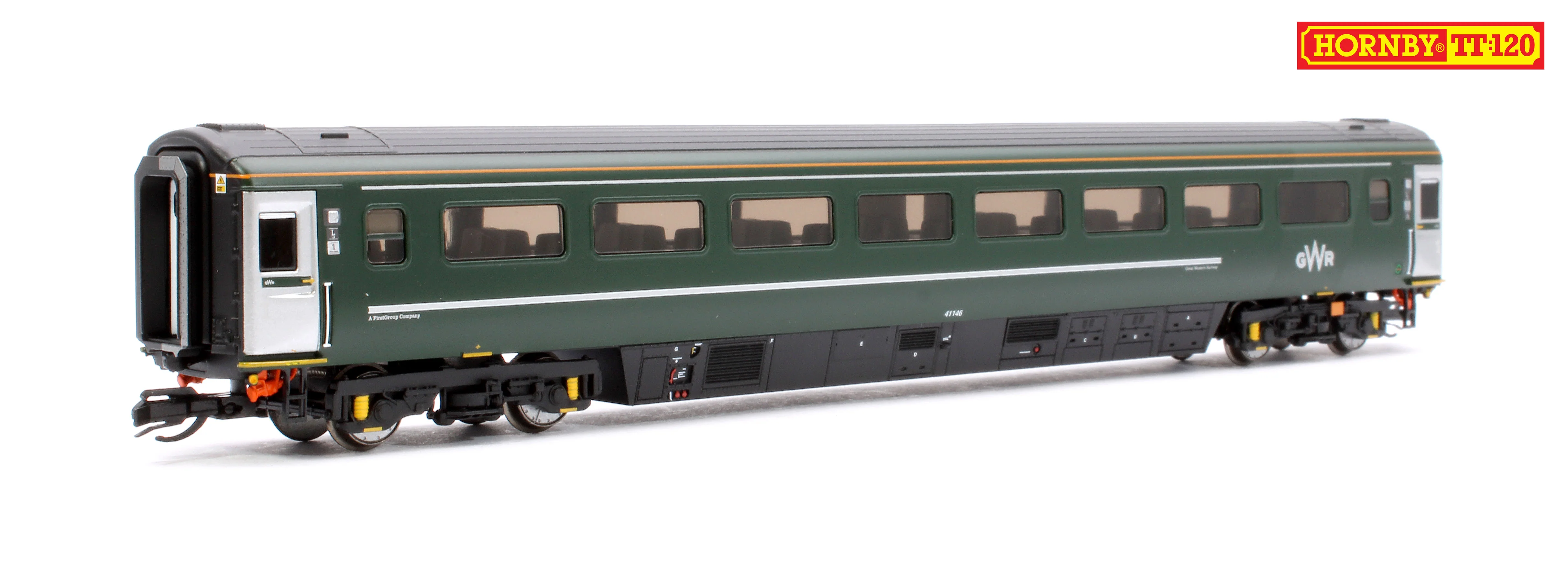 GWR-HST+2-BUNDLE Set of 4 GWR TT:120 Class 43 HST & Mk3 Coaches - Image 7