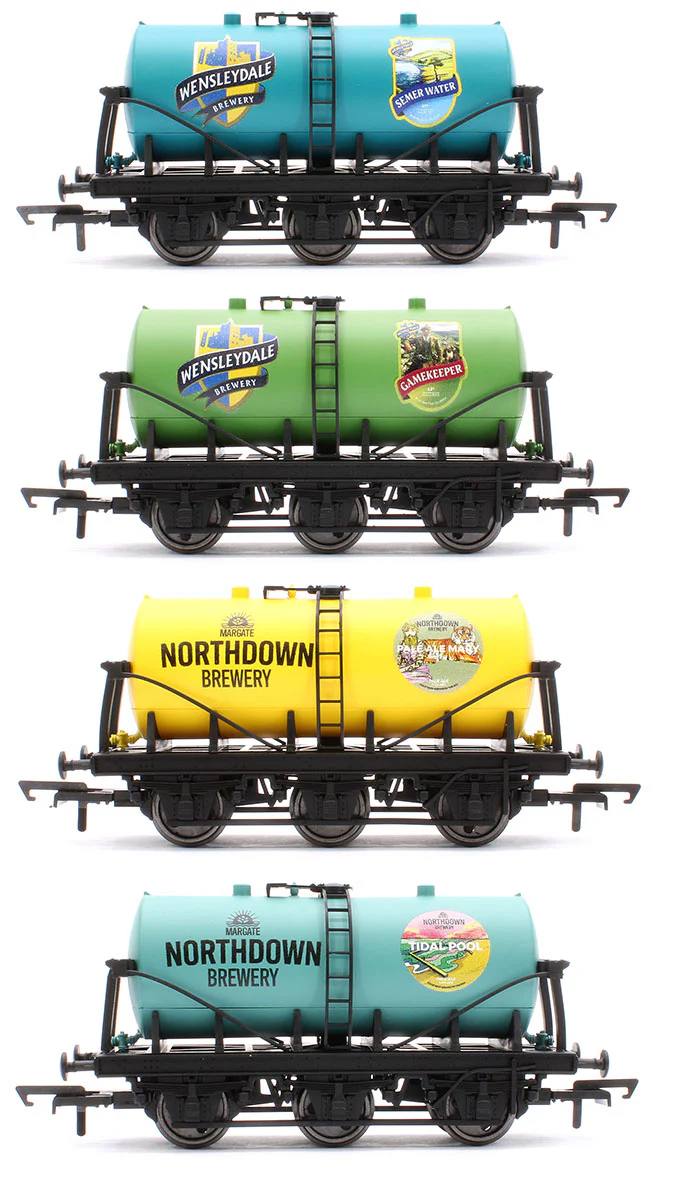 R60282/283/307/308 Set of 4 Northdown & Wensleydale Brewery Tankers