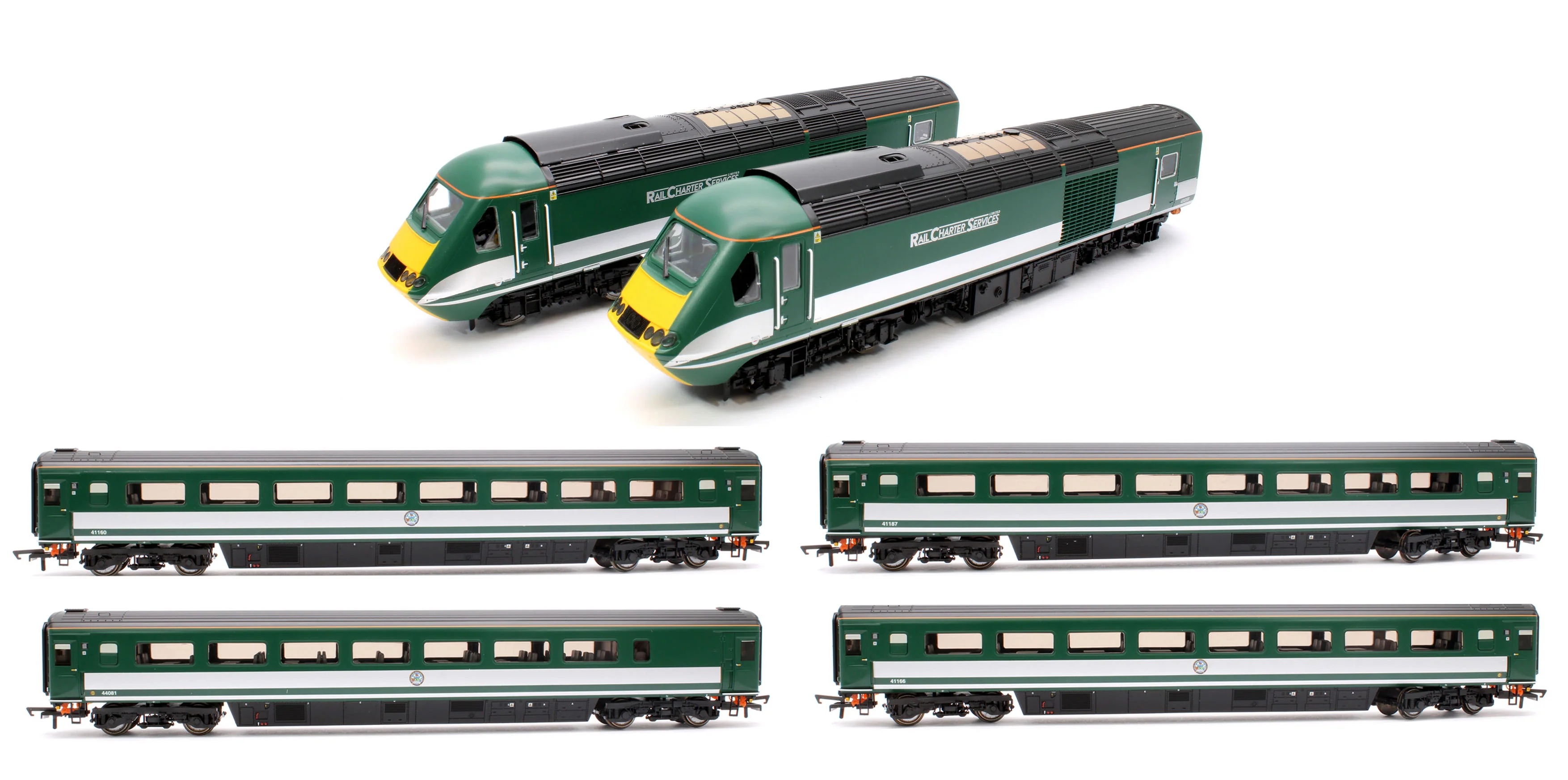 R30204/52/52A/52B/53 Set of 5 Rail Charter Services Train Pack & Mk3 Coaches