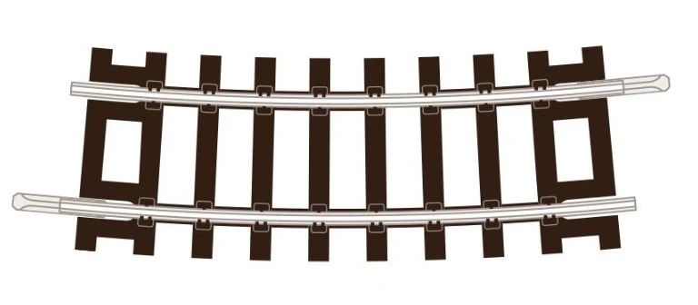 ST1250 ST1250 TT:120 - Code 55 - Setrack No. 2 Radius Half Curve (4)