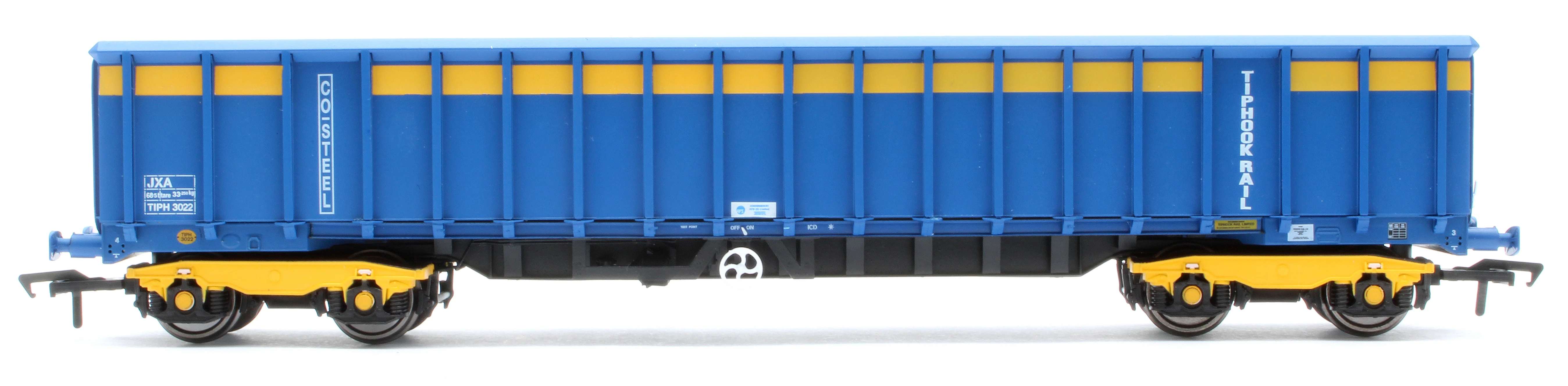 JXA01 S(A) Single JXA Bogie Scrap Wagon TIPH Blue As Converted w/Yellow Band No.3022 - Image 4