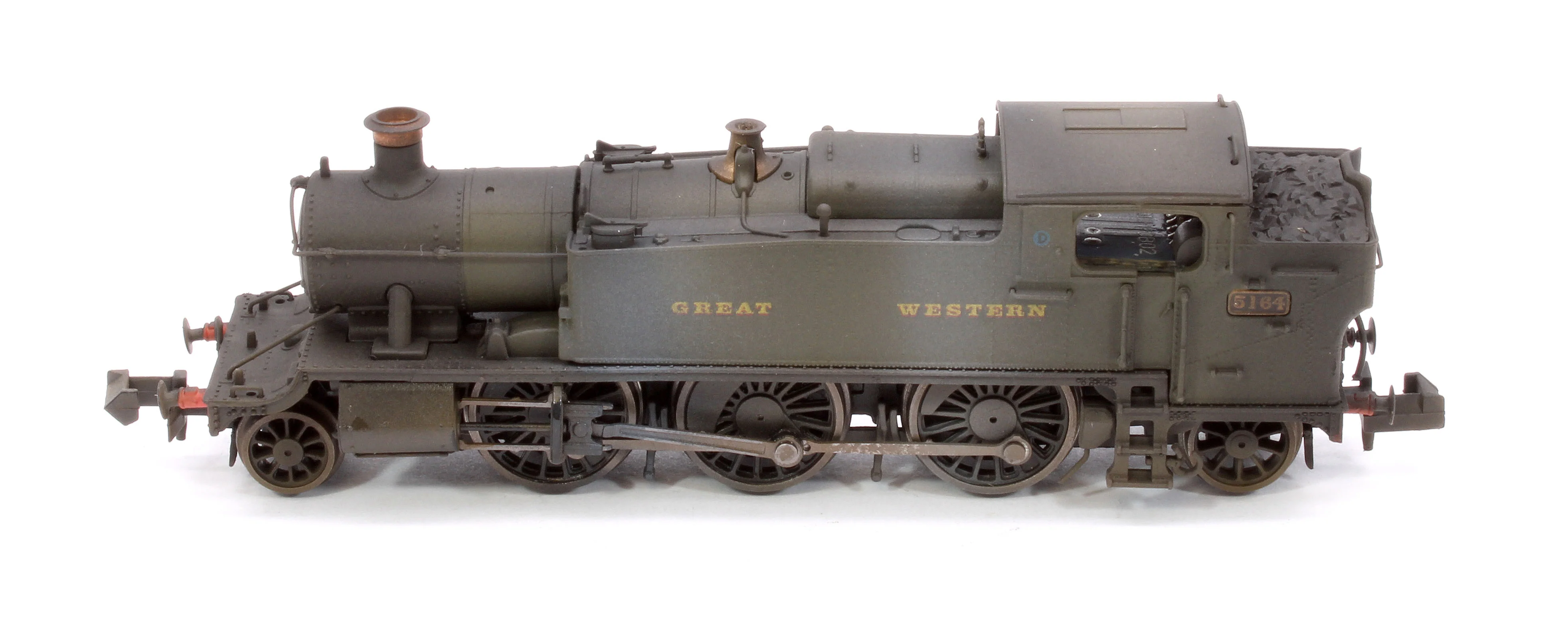 S2103-01W Custom Weathered Class 5101 Large Prairie Great Western GWR Green 2-6-2 Tank Locomotive No.5164 - Image 9